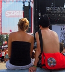 paar vor sziget hauptbühne